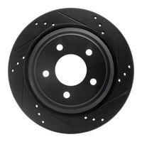 R1 Concepts R1 10-11 Ford Ranger (USA/Canada) Rear Right Drilled & Slotted Black Brake Rotor