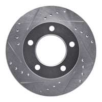 R1 Concepts R1 76-86 Jeep Scrambler Front Left Drilled & Slotted Silver Brake Rotor