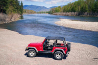 Bestop 97-02 Jeep Wrangler TJ Header Safari Bikini (Mesh)