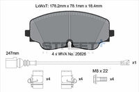 PAGID Racing T8218SP2001 STREET+ Brake Pads