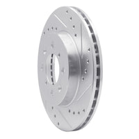 R1 Concepts R1 94-97 Ford ASPIRE Front Right Drilled & Slotted Silver Brake Rotor