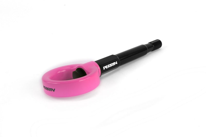 Perrin Performance PERRIN 08-14 Subaru WRX/STI (Hatchback) Tow Hook Kit (Rear) - Hyper Pink