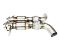 Kooks Headers Kooks 2015+ Ford Mustang GT350 5.2L 3in x 2-3/4in Cat SS X-Pipe Kooks HDR Req