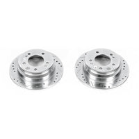 PowerStop Power Stop 09-12 Hyundai Elantra Rear Evolution Drilled & Slotted Rotors - Pair