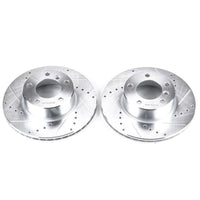 PowerStop Power Stop 01-03 BMW 525i Front Evolution Drilled & Slotted Rotors - Pair