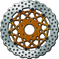 Performance Machine Disc/Carr Speedstar 11.8in x .20 FF No O/S Rr - Gold Ano