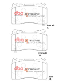 DBA 2022+ Honda Civic Type-R (FL5) XP Performance Front Brake Pads
