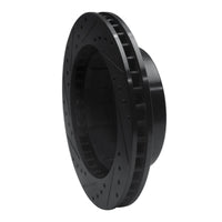 R1 Concepts R1 76-79 Ford F-250 4WD (Excl Super Duty) Front Right Drilled & Slotted Black Brake Rotor