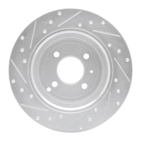 R1 Concepts R1 93-95 Volvo 850 Rear Right Drilled & Slotted Silver Brake Rotor