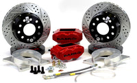 Baer Brakes Rear Ends w/ Ford 9in Early Big Bearing Housing Ends 11in SS4+ Rear SDZ Brake Kit - MG