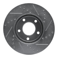 R1 Concepts R1 01-07 Ford Escape Front Left Drilled & Slotted Silver Brake Rotor