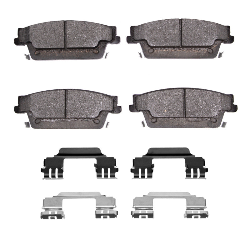 R1 Concepts R1 04-11 Cadillac Srx Rear Euro Ceramic Brake Pads and Hardware Kit