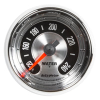 Autometer American Muscle 52mm 240 Deg F Water Temp Gauge