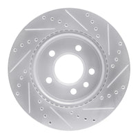 R1 Concepts R1 10-17 Volkswagen AMAROK (Mexico) Front Left Drilled & Slotted Silver Brake Rotor