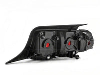 Raxiom 10-12 Ford Mustang Aero Tail Lights- Black Housing (Smoked Lens)