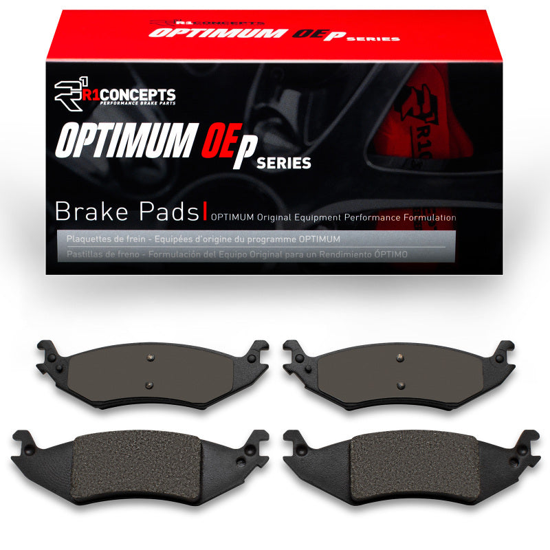 R1 Concepts R1 04-06 Ford E-150 Club Wagon Rear R1 Optimum OE Brake Pads