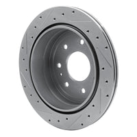 R1 Concepts R1 04-11 Ford F-150 RWD Rear Right Drilled & Slotted Silver Brake Rotor