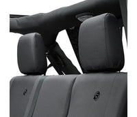 Bestop 13-18 Jeep Wrangler JK 4-Door Rear Seat Covers (Black Diamond)