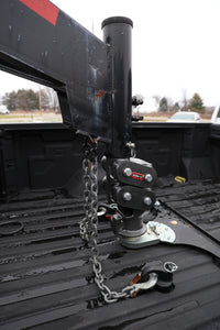 GEN-Y Hitch Gen-Y Spartan Torsion-Flex 5in Offset 4in RD Tube Gooseneck 2-5/16in Coupler Standard Height