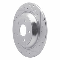 R1 Concepts R1 2016-2025 Ford Bronco Sport Rear Right Drilled & Slotted Silver Brake Rotor