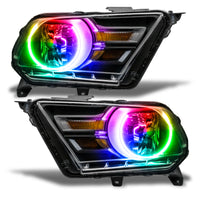 ORACLE Lighting Oracle 10-14 Ford Mustang HL (Non-HID) - ColorSHIFT w/o Controller