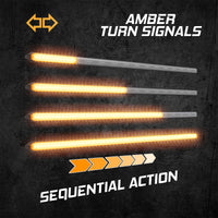 XKGLOW XK Glow 22In Switchback Grill Lights with Start-up Animation & Sequential Turn Signals