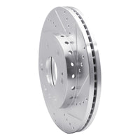 R1 Concepts R1 09-20 Chevrolet TAHOE Front Right Drilled & Slotted Silver Brake Rotor