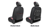 PRP Seats PRP 2018+ Jeep Wrangler JL/2 door/Rubicon Front Seat Covers (Pair) - Black/Red