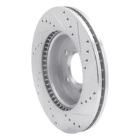 R1 Concepts R1 10-17 Volkswagen AMAROK (Mexico) Front Left Drilled & Slotted Silver Brake Rotor