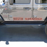 Westin 18-24 Jeep Wrangler (JL) Unlimited 4DR Outlaw Running Board - Textured Black