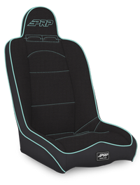 PRP Seats PRP Daily Driver High Back Suspension Seat- Black/Teal Tweed