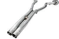 AWE Tuning 2017+ Challenger 5.7 Touring Edition Exhaust - Non-Resonated - Diamond Black Quad Tips