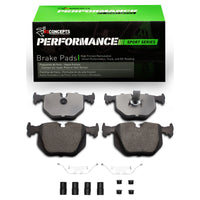 R1 Concepts R1 1991-2010 BMW M3 Rear R1 Performance Sport Pads & Hardware Kit