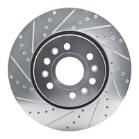 R1 Concepts R1 21-25 Jeep Grand Wagoneer L Front Left Drilled & Slotted Silver Brake Rotor