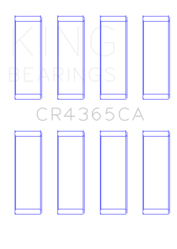 King Engine Bearings Ford ZETec S/Ecoboost1.6 (Size +0.75mm) Connecting Rod Bearing Set