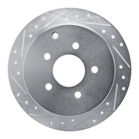 R1 Concepts R1 01-07 Buick Rendezvous Rear Left Drilled & Slotted Silver Brake Rotor
