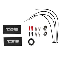 DS18 0-GA Amplifier Install Kit Advance- Red