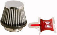K&N Engineering K&N Universal Chrome Filter - Round Tapered - 3in Base OD x 2in Top OD x 2.375in H