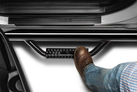 N-Fab Nerf Step 16-17 Toyota Tacoma Access Cab 6ft Bed - Gloss Black - W2W - SRW - 2in