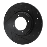 R1 Concepts R1 74-84 Ford COURIER (USA/Canada) Front Right Drilled & Slotted Black Brake Rotor