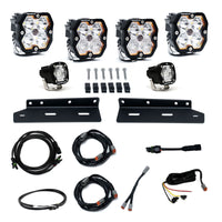 Baja Designs 21-25 Ford Raptor Squadron Sport 2.0 Fog Pocket Kit (Multi Patterns) - Clear