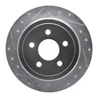 R1 Concepts R1 95-03 Ford Windstar Rear Left Drilled & Slotted Silver Brake Rotor