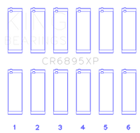 King Engine Bearings King Ford Ecoboost 3.5L V6 pMaxBlack Coated Connecting Rod Bearing Set - Size +0.25mm