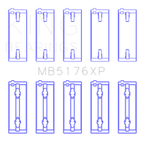 King Engine Bearings King Mitsubishi 4G91/4G92/4G93 16V (Size STD) XP - Series Performance Main Bearing Set