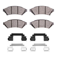 R1 Concepts R1 04-08 Pontiac Grand Prix Front Optimum OE Pads & Hardware Kit