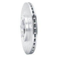 R1 Concepts R1 86-06 Chevrolet Luv Pickup (Mexico) Front Left Drilled & Slotted Silver Brake Rotor