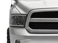 Raxiom 09-18 Dodge RAM 1500/2500/3500 Axial Series Headlights w/ LED Bar- Black Housing (Clear Lens)