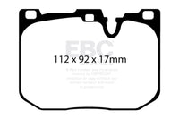 EBC 14-18 BMW M3 3.0 Twin Turbo (F80) Redstuff Front Brake Pads