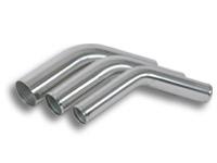 Vibrant 2in O.D. Universal Aluminum Tubing (45 degree bend) - Polished
