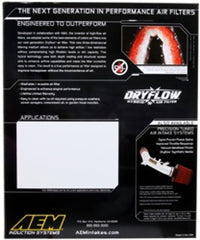 AEM Induction AEM 07-10 Toyota Tundra/Sequoia/Land Cruiser DryFlow Air Filter